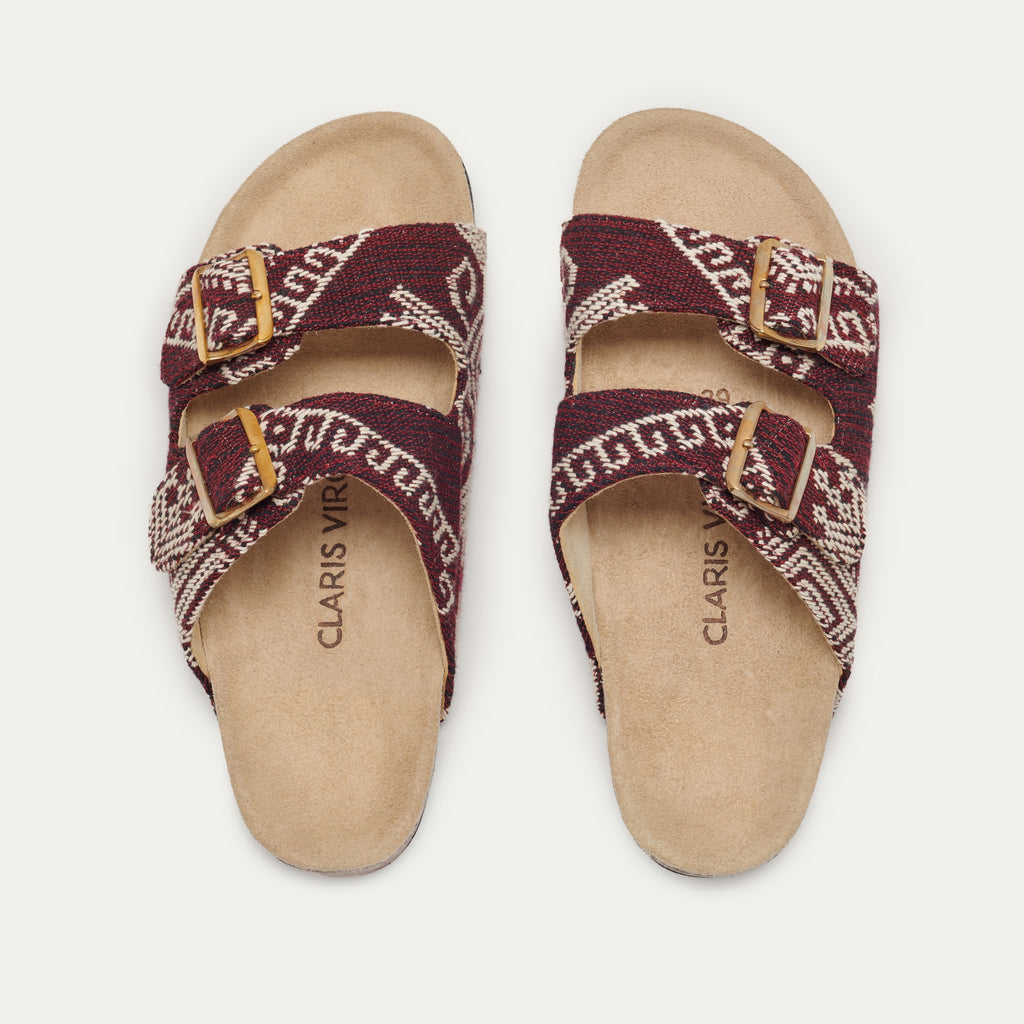 Sandales Timor Odette Bordeaux