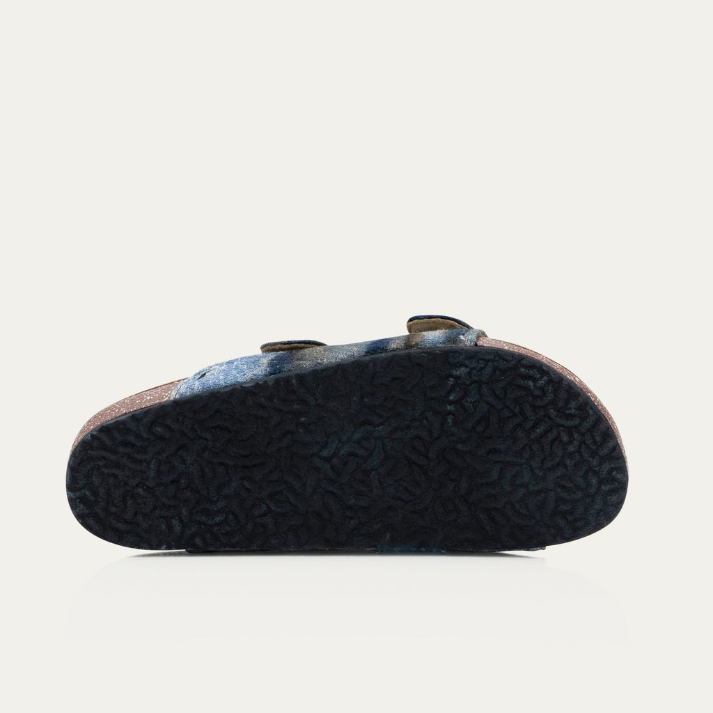 Sandales Tissu Odette Patchwork Denim