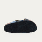 Sandales Tissu Odette Patchwork Denim