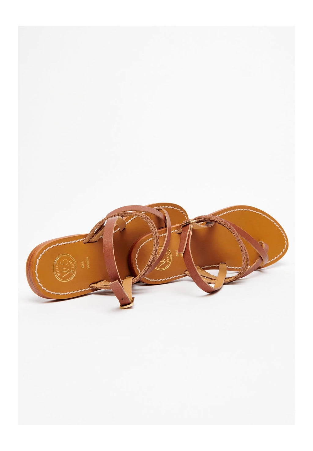 White Sun - Vanillae Sandals - Camel Goat Leather - Camel