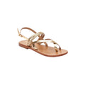 White Sun - Vanillae Sandals - Dark Gold Goat Leather - Dark Gold
