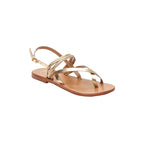 White Sun - Vanillae Sandals - Dark Gold Goat Leather - Dark Gold