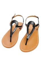 Sandalias Varde - Black Croco