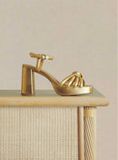 Sandalias de tacón Cleopatre - Dorado