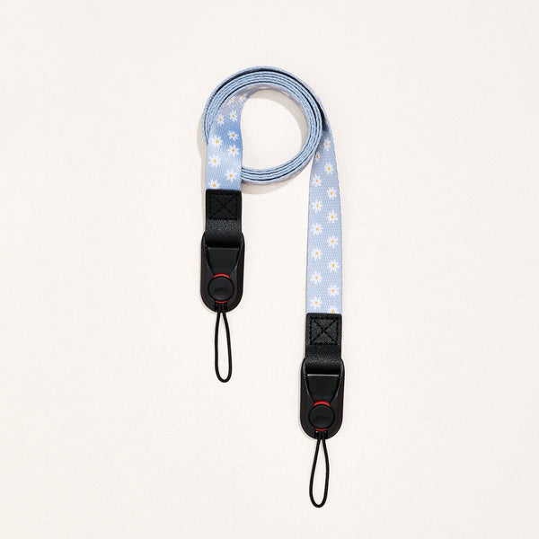 Correa bandolera de 2 puntos "Blue Daisy" - TIME LENS - TLS07 - 