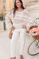 SANGO Beige - Maille Crochet