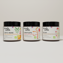 French Mush compléments alimentaires à base d'extraits de champignons médicinaux biologiques fabriqués en France Le Pack Santé Mentale et Énergie extraits en poudres Bio - poudre -