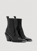 Rabanne - Bottines Santiag - Noir - Femme