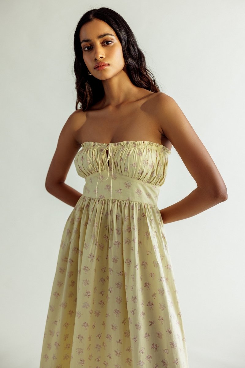 Vestido Sardinia - Butter Yellow