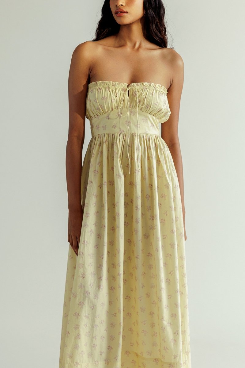 Vestido Sardinia - Butter Yellow