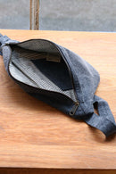 Sac Banane L Sasha - Denim Gris