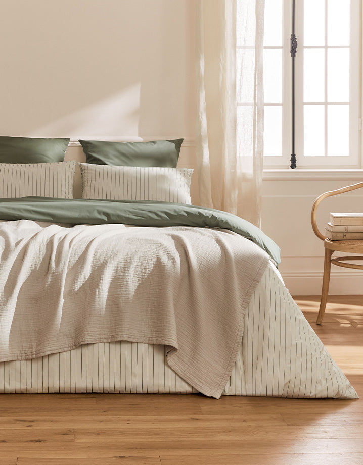 2 Taies D'Oreiller - 100% Percale De Coton 120 Fils - 12 Coloris