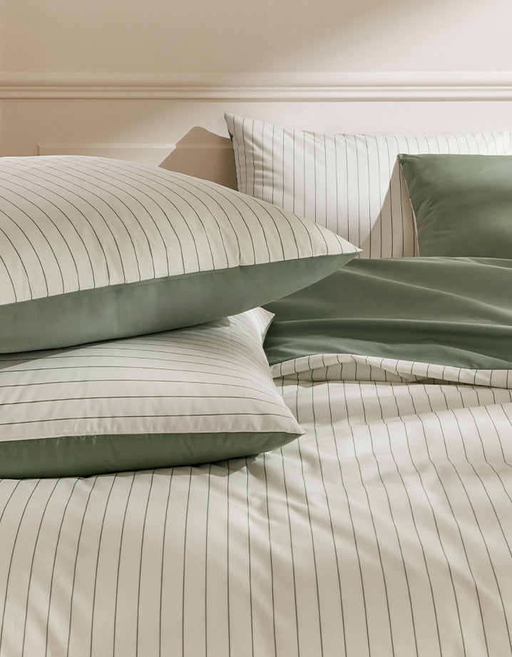 2 Taies D'Oreiller - 100% Percale De Coton 120 Fils - 12 Coloris