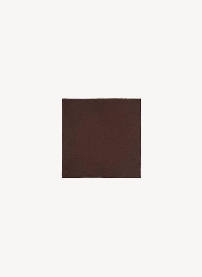 Jil Sander - Echarpe Carrée - Dark Brown - Homme