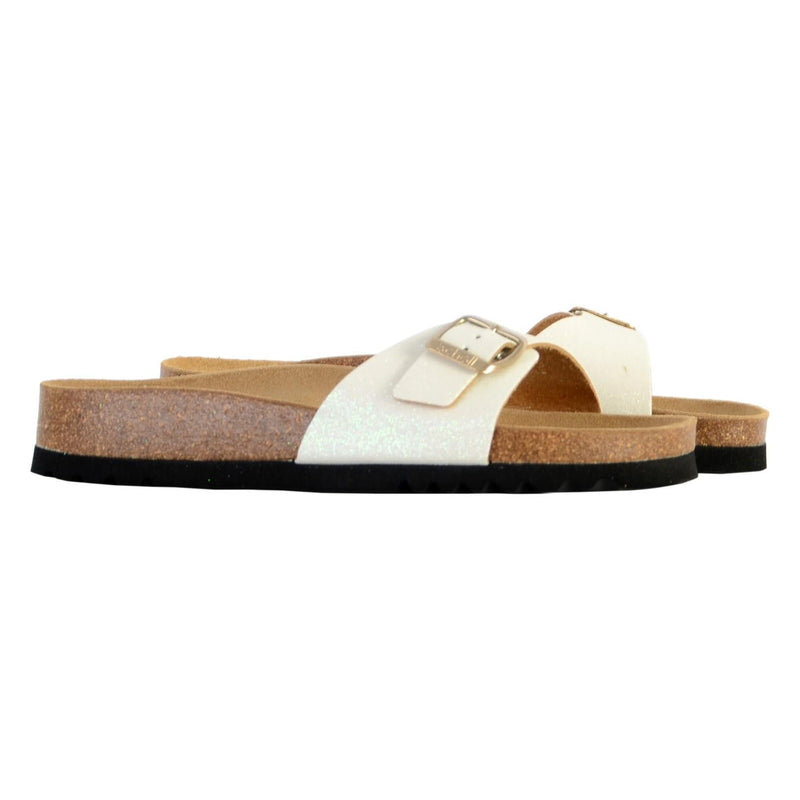Mules Cuir Estelle - Blanc