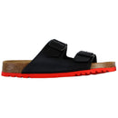 Scholl - Mules Cuir Julien - Noir/Rouge