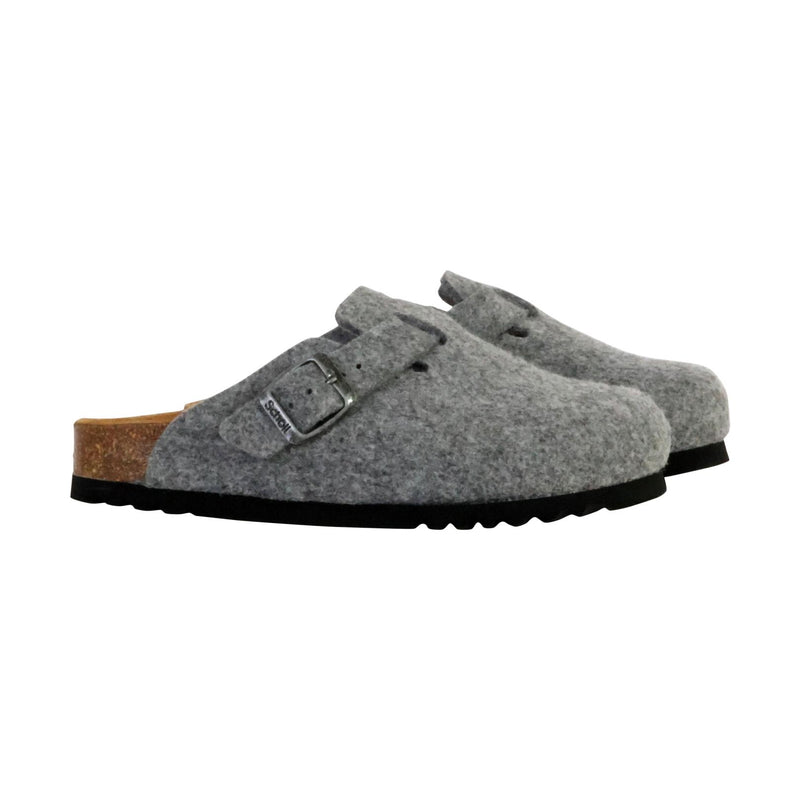 Scholl - Mules Cuir Fae - Gris