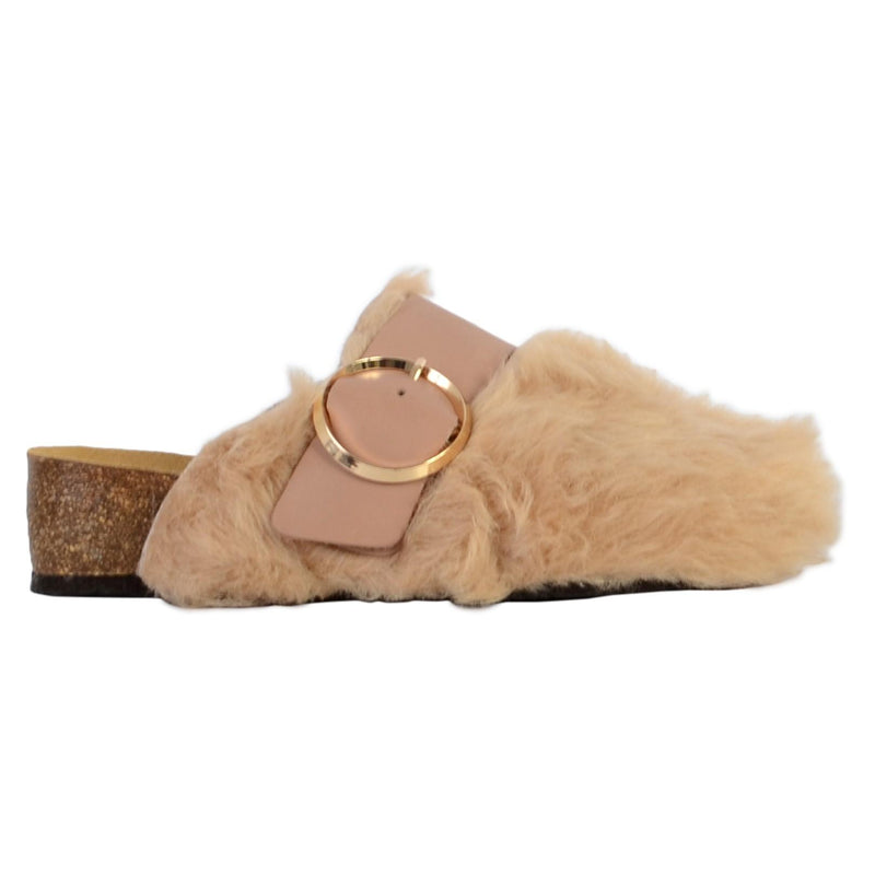 Scholl - Mules Cuir Noelle - Camel