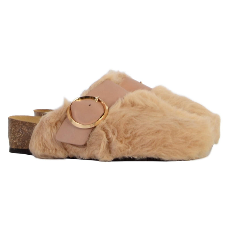 Scholl - Mules Cuir Noelle - Camel