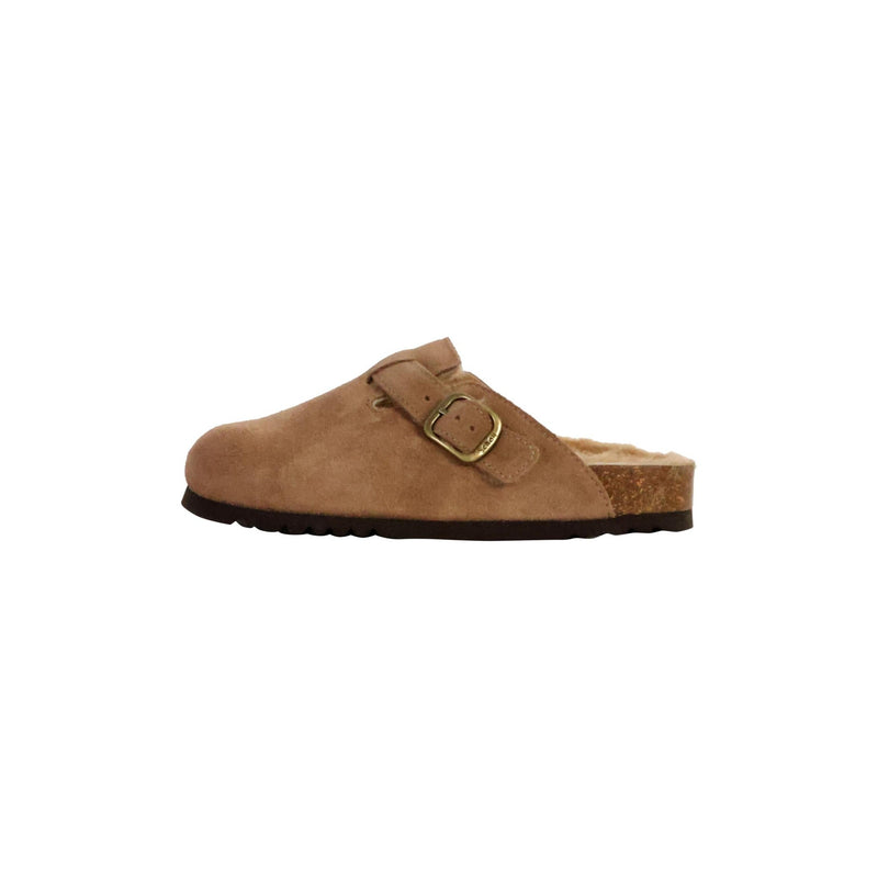 Scholl - Mules Cuir Fae New F - Taupe