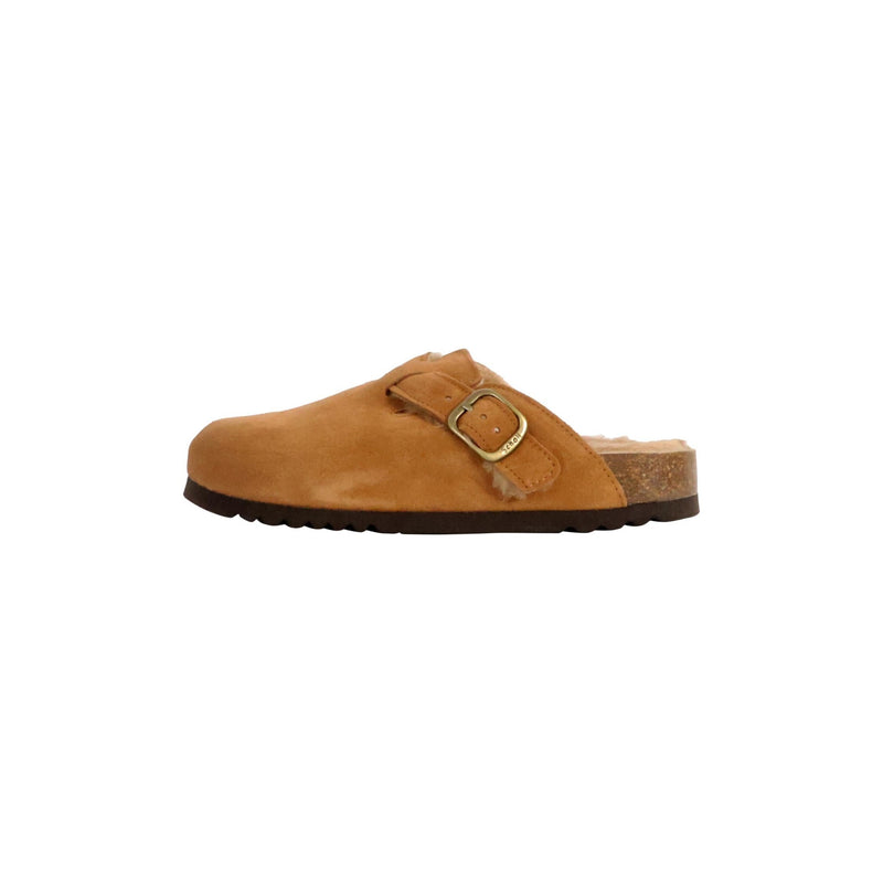 Scholl - Mules Cuir Fae New F - Cognac