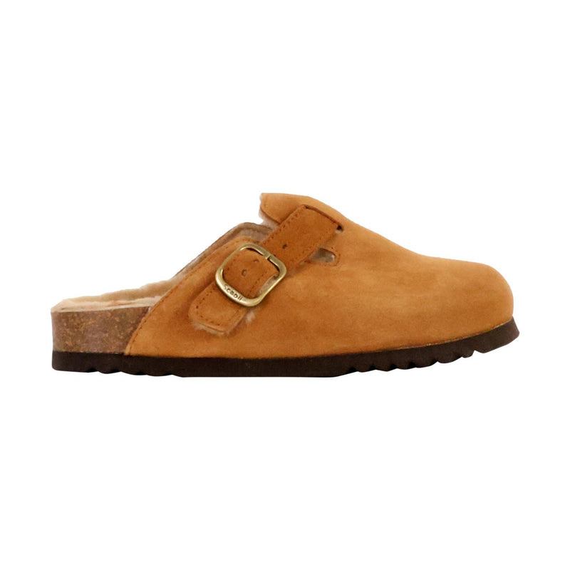 Scholl - Mules Cuir Fae New F - Cognac