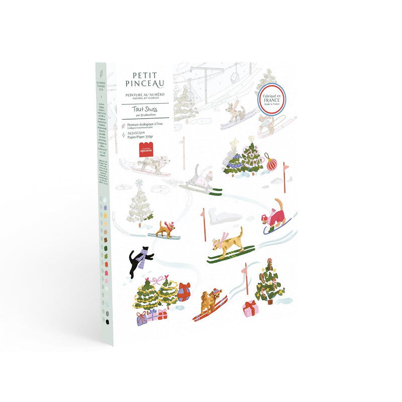 Coffret Peinture Au Numéro - Petit Pinceau - Tout Shuss