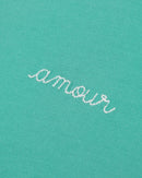 sedaine t-shirt 'amour'#color_malachite-green