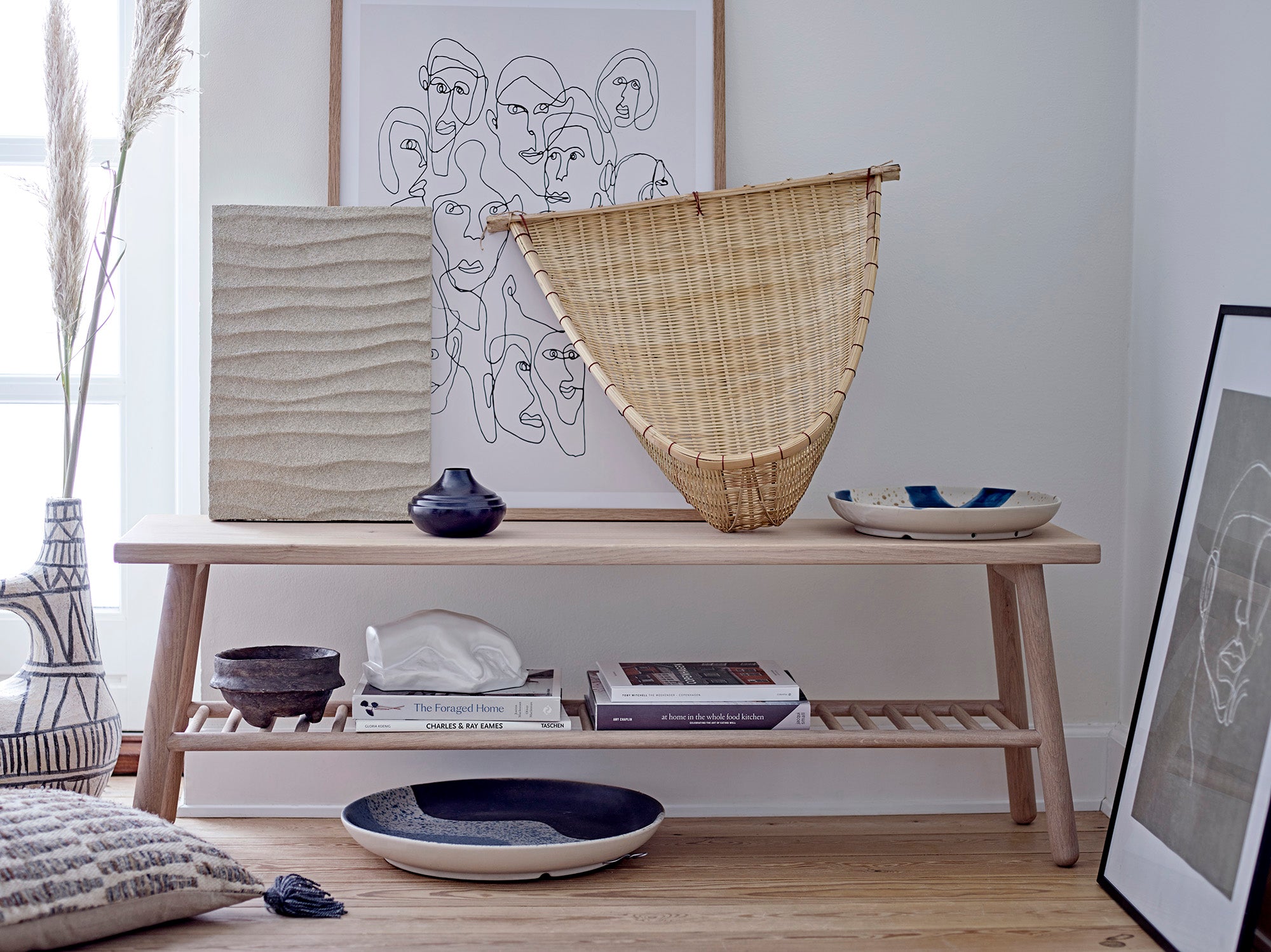 Ozcar - Wall Decoration - Blue - Stoneware