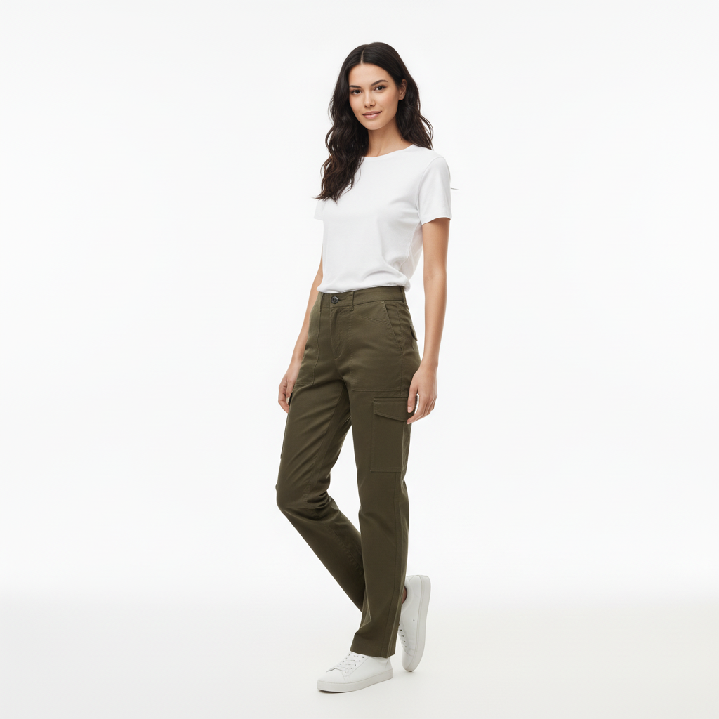 Woven Trousers - Khaki