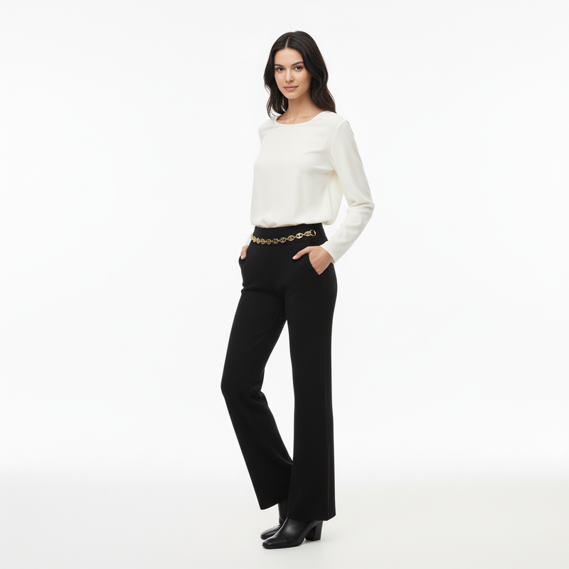 Knitted Trousers - Black