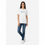 Knitted T-Shirt - Blue White