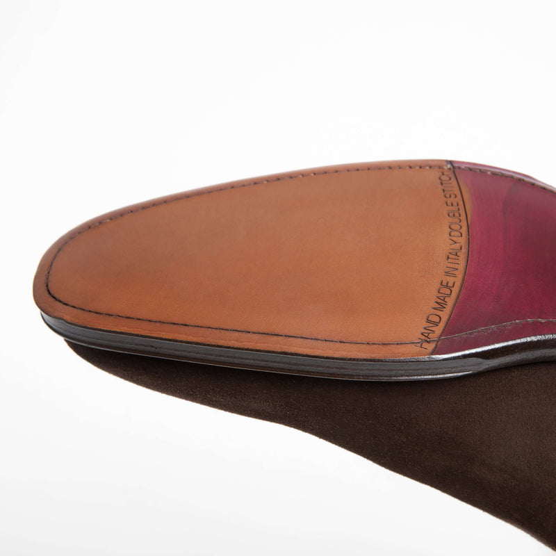 Bottines Jason - Cuir De Veau Lisse Bordeaux