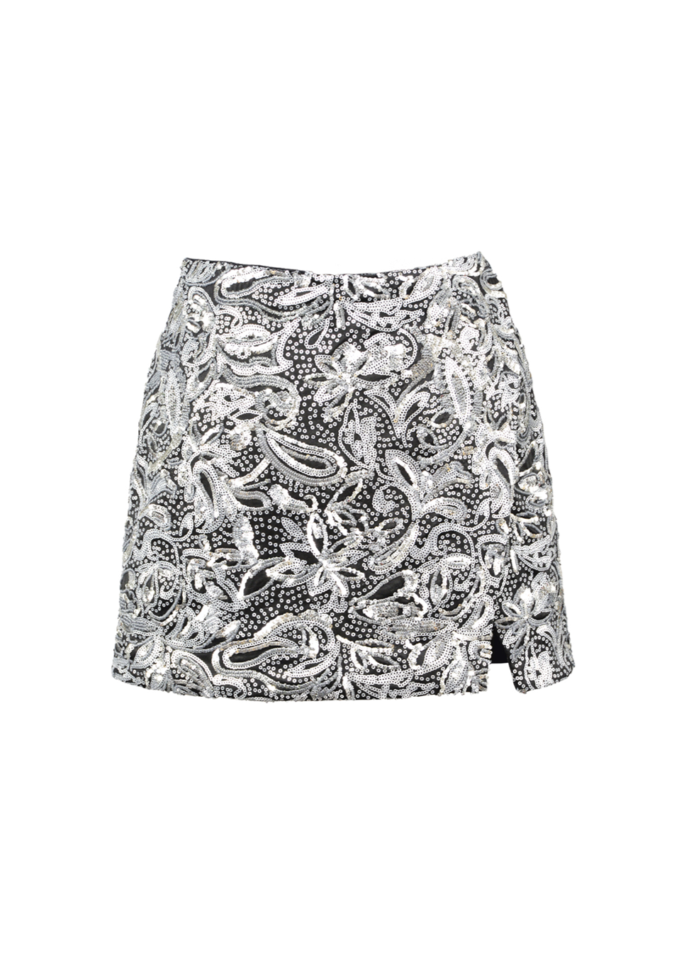 Falda Alix Sequins Wrap Mini