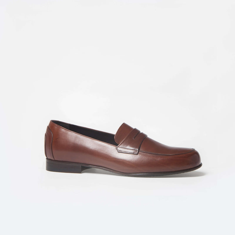 Mocassins Serge - Cuir De Veau Lisse - Chocolat