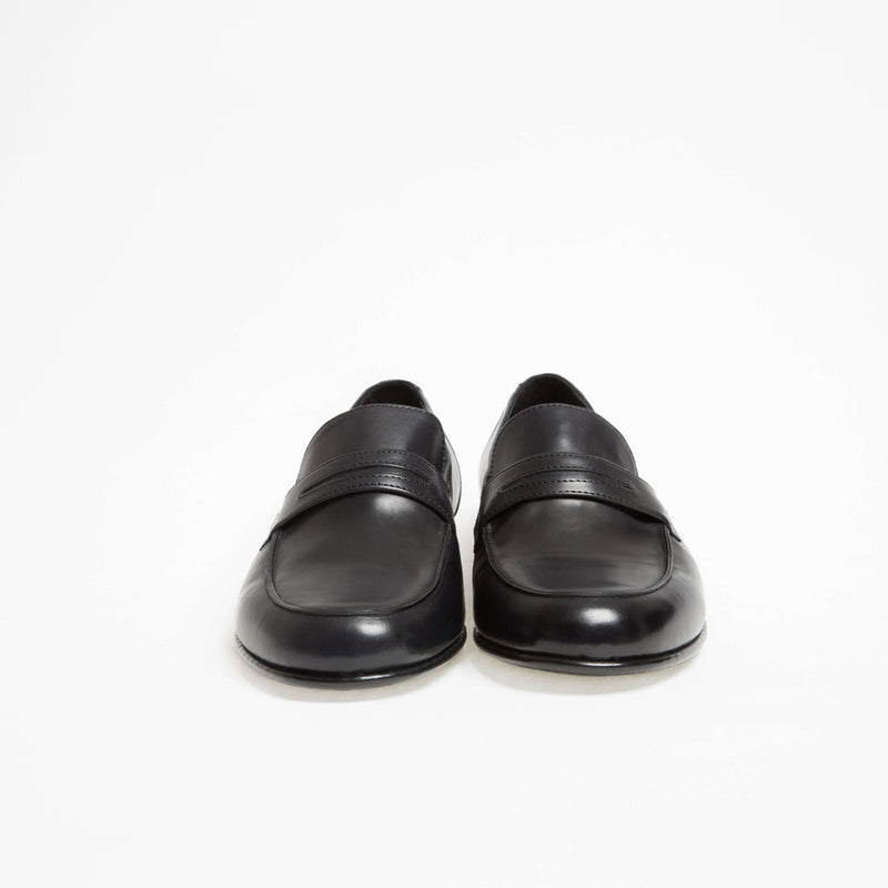 Mocassins Serge - Cuir De Veau Lisse - Noir