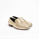 Mocassins Serge - Cuir De Veau Lisse Or