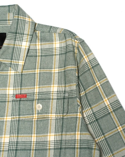 Chemise Vacay Check - Tendril Green