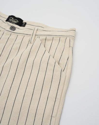 Dallas Stripe Work Pants - Natural