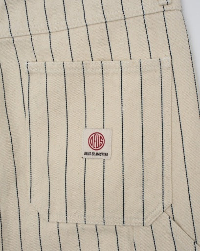 Dallas Stripe Work Pants - Natural