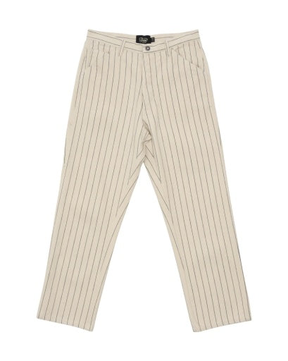 Dallas Stripe Work Pants - Natural