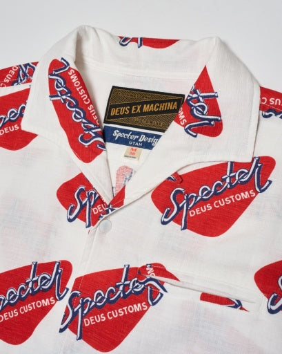 Specter Stamp Ss Shirt - Vintage White