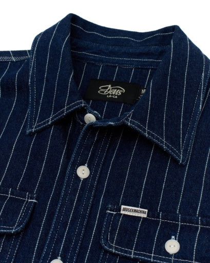 Chemise Vacay Stripe Denim - Indigo