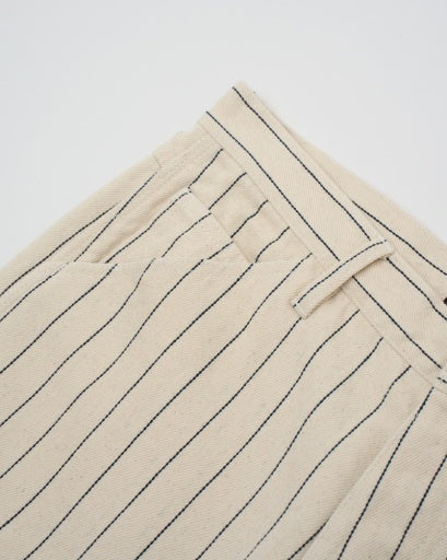 Dallas Stripe Work Pants - Natural