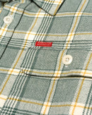 Chemise Vacay Check - Tendril Green