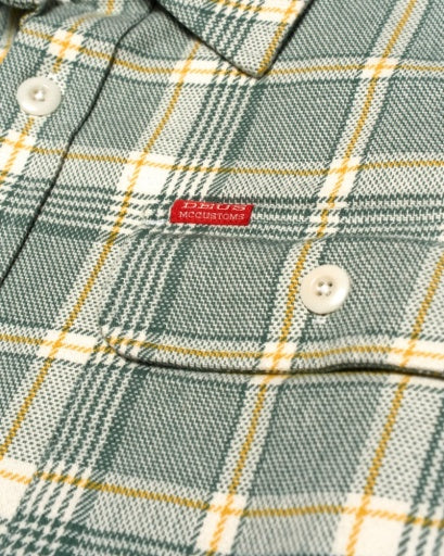 Chemise Vacay Check - Tendril Green