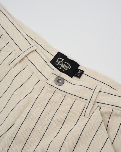 Dallas Stripe Work Pants - Natural