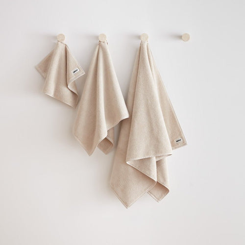 serviette de bain beige coton bio portugal 600 grammes