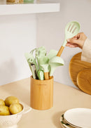 Kitchenware Studio - Silicone & Wood Kitchen Utensils - Pastel Green