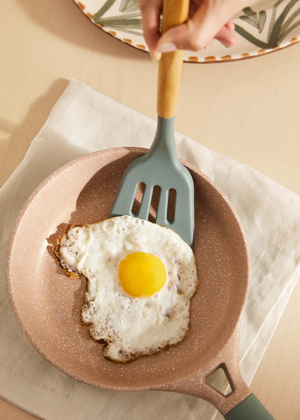 Kitchenware Studio - Ustensiles De Cuisine En Silicone Et Bois - Sauge